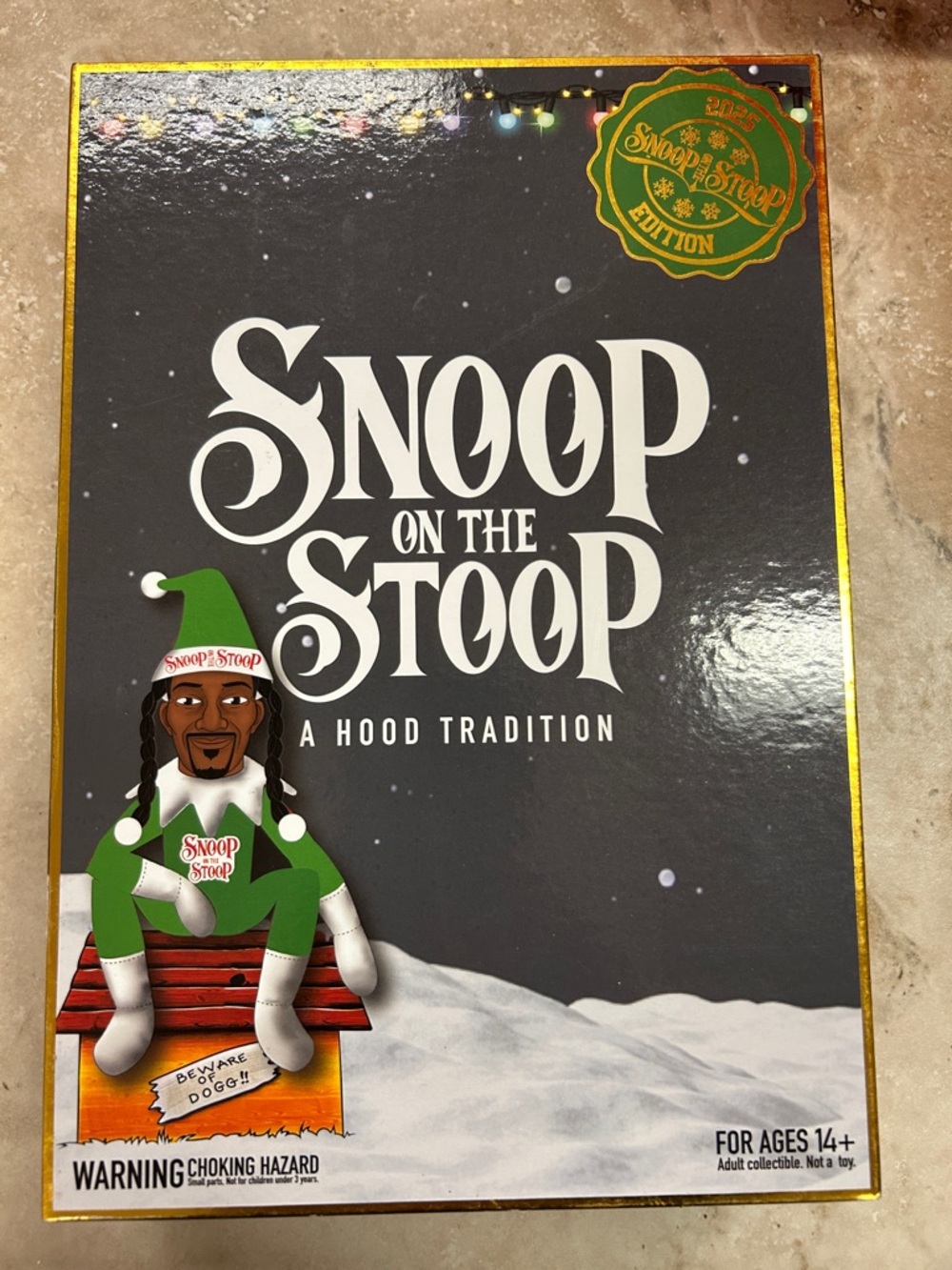 2025 limited Edition Snoop on the Stoop Green Holiday Figure